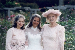 Charlotte Laws with her birth mom and birth grandma