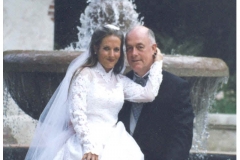 Charlotte Laws and Charles at their wedding
