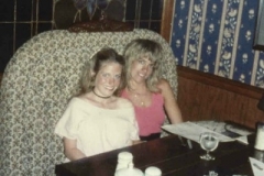 Charlotte Laws and friend in Hawaii. Charlotte is 8 months pregnant